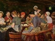 Women in a canning factory Max Liebermann